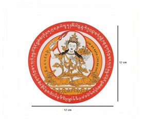 Adhesivo protector Feng Shui con Manjushri – Sabiduría y visión interior con medidas