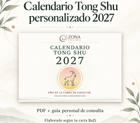Calendario Tong Shu personalizado 2027