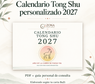 Calendario Tong Shu personalizado 2027