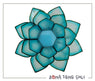 FLOR LOTO AZUL CLARO