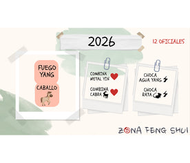 Calendario Tong SHu 2026 personalizable