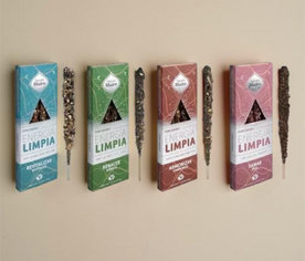  Inciensos Limpia de Sagrada Madre con sus cuatro variantes en decoración